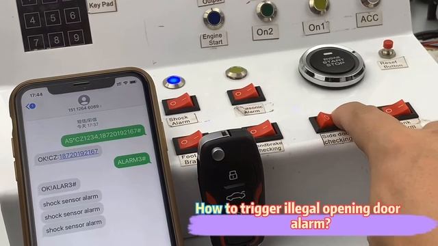 Cardot gsm gps car alarm sms and phone notification setting method. смотреть онлайн