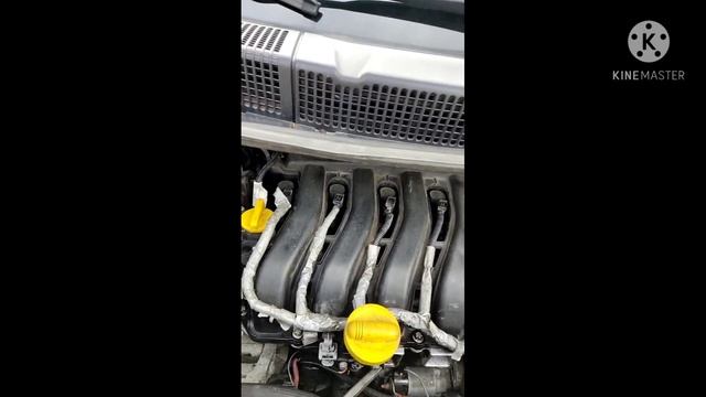 Рено Сценик 2, Renault Scenic 2 , замена датчика давления масла