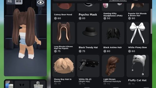 Making a avatar in catalog avatar creator (Roblox) смотреть онлайн