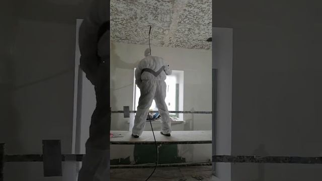 Покраска потолка безвоздушкой смотреть онлайн