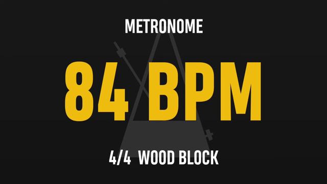 84 BPM 4/4 - Best Metronome (Sound : Wood block) смотреть онлайн