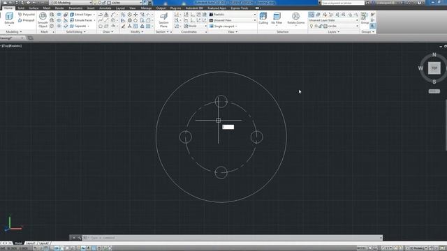 Rotate a Circle centerline (autocad) смотреть онлайн