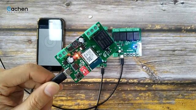 EACHEN WiFi Smart Inching Switch Relay Modules ST-DC1/C2/DC4 using Tuya Smart Life APP смотреть онлайн