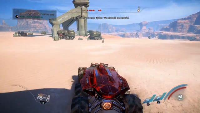 Mass Effect: Andromeda - fighting the big thingy robot - PS4 смотреть онлайн