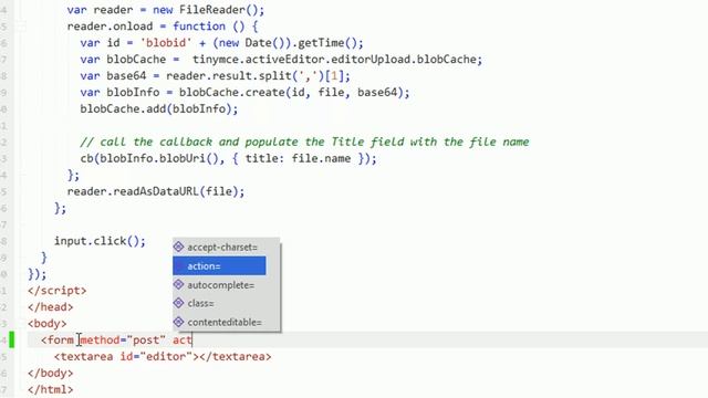 Add a Local File Picker to Image Dialog in TinyMCE смотреть онлайн