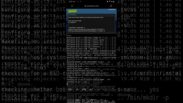Mining Doge Coin Via Termux/Android смотреть онлайн