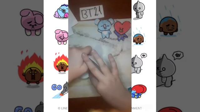 Распоковка Bt21//Unpacking Bt21