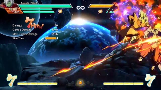 Dragon Ball FighterZ Fused Zamasu Combos смотреть онлайн