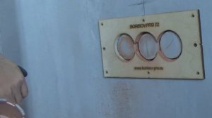 Сравнение алмазных коронок,шаблоны для подрозетников в работе.