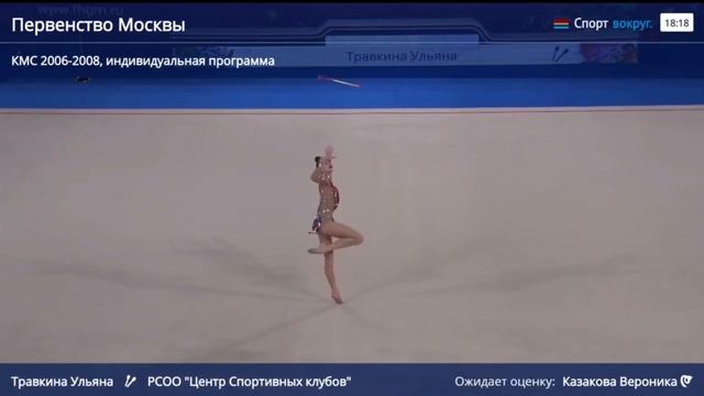 Травкина Ульяна. Булавы. Первенство г.Москвы. 30.04.2021г. смотреть онлайн