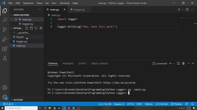How to Create a Simple Log Writer in Python - Writing to a Log in Python смотреть онлайн