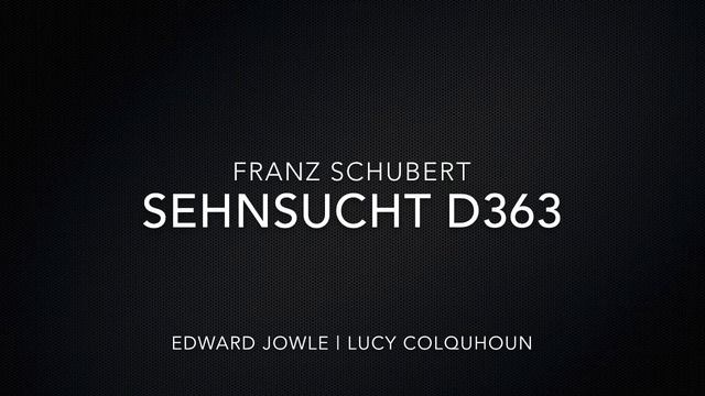 Schubert | Sehnsucht D363 смотреть онлайн
