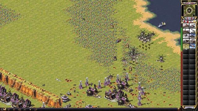 Red Alert 2 Great Many Coil Tesla And Flag Cannon To Defence смотреть онлайн