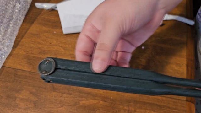 Unboxing. Antique mourning fan. Распаковка, антикварный траурный веер #166 смотреть онлайн