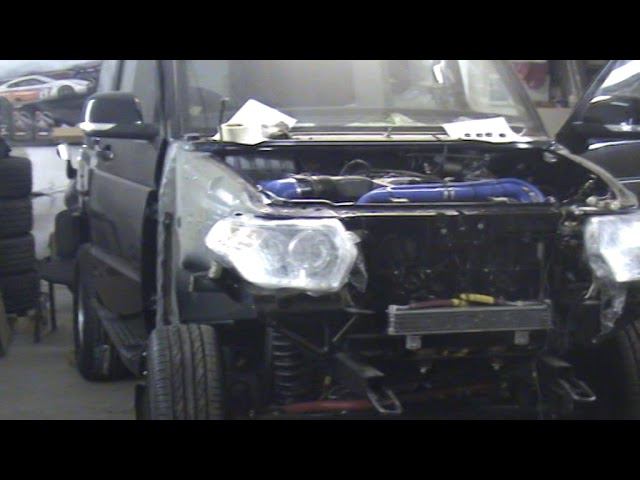 SWAP УАЗ ПАТРИОТ V8 Пробный запуск 2UZ на УАЗ "патриот" с АКПП смотреть онлайн