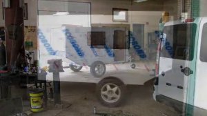 Самодельный прицеп для внедорожника.Дом на колесах своими руками.