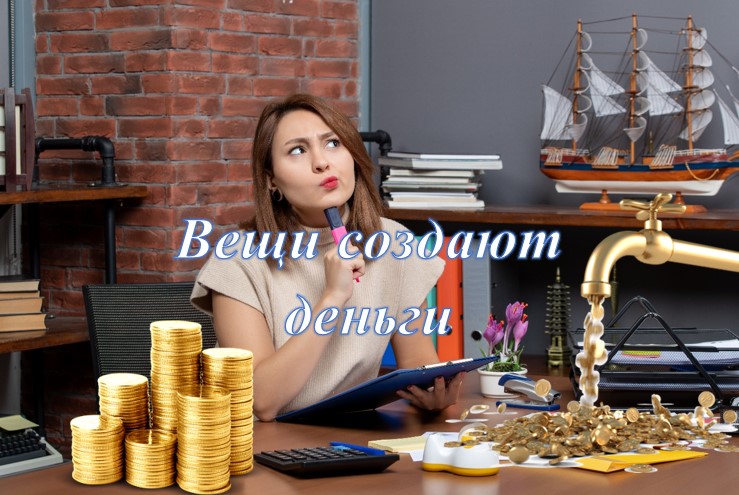 Вещи создают деньги