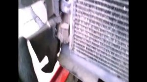 снятие радиатора кондиционера  на Ауди А4 Б6