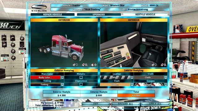 RiG N ROLL Game Play Full HD PC English Custom Semi Truck ( Western Star Tuning ) смотреть онлайн