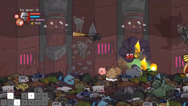 [Castle Crashers] Steve Enemies 3.0 Necromancer Fight смотреть онлайн