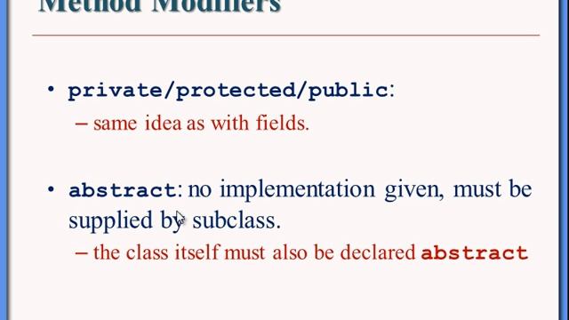 03-Object Oriented Programming (Modifiers 2) смотреть онлайн