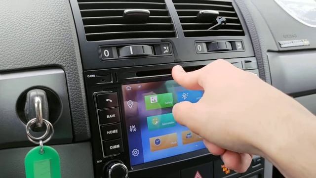 Volkswagen Touareg 2006 Android stereo and back camera upgrade смотреть онлайн