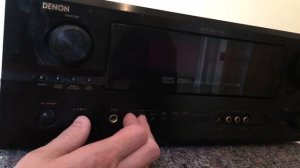 How to reset the Denon AVR-2805 AV Surround Receiver