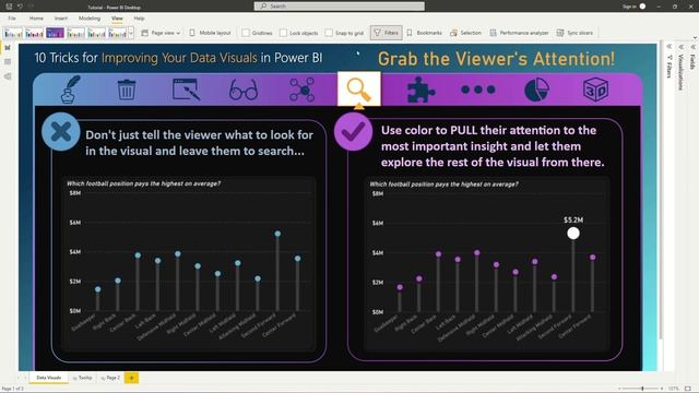 10 Tips for Improving Your Data Visuals in Microsoft Power BI смотреть онлайн