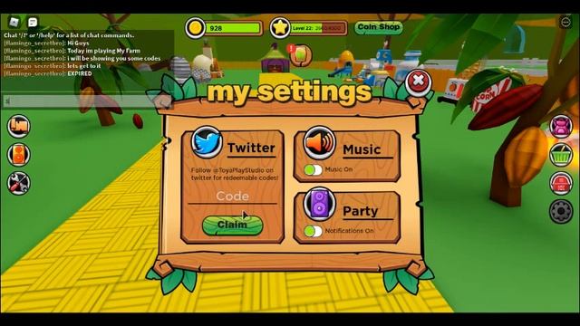 My Farm Codes (roblox) смотреть онлайн