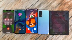iPhone XS Max + Huawei Y90 + Note 20 Ultra + Xiaomi RN11 + Z Fold 4 Voice Conference Incoming Call