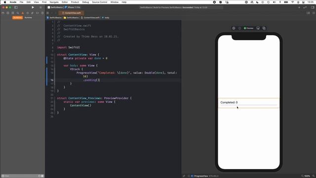 Wie erstelle ich eine Progress View mit SwiftUI? смотреть онлайн