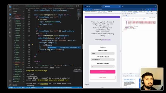 9. Finished The Dog Form Component & Added Button Component #react смотреть онлайн