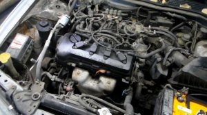 Ниссан Альмера. Демонтаж бензинового двигателя.