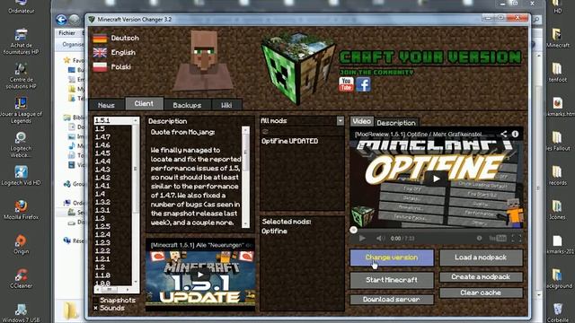 Minecraft Version Changer смотреть онлайн