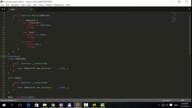 PHP na srpskom - 58 - Factory desing pattern смотреть онлайн
