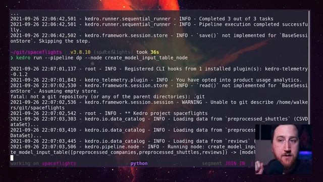 Running Data Pipelines In the Command Line смотреть онлайн