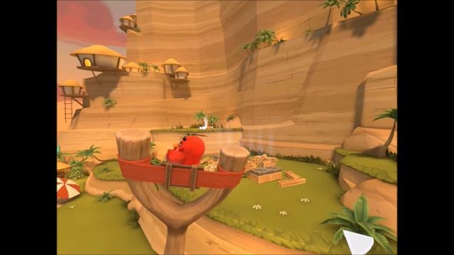 Sandy beach. 3 stars, all 13 levels 'Angry Birds VR: Isle of Pigs' смотреть онлайн