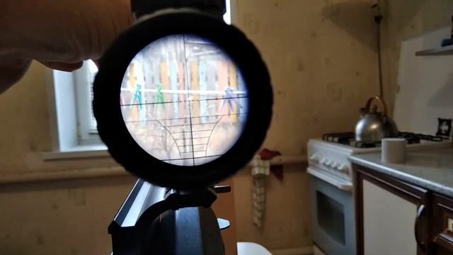 Холодная пристрелка оптического прицела по штатным приспособлениям.