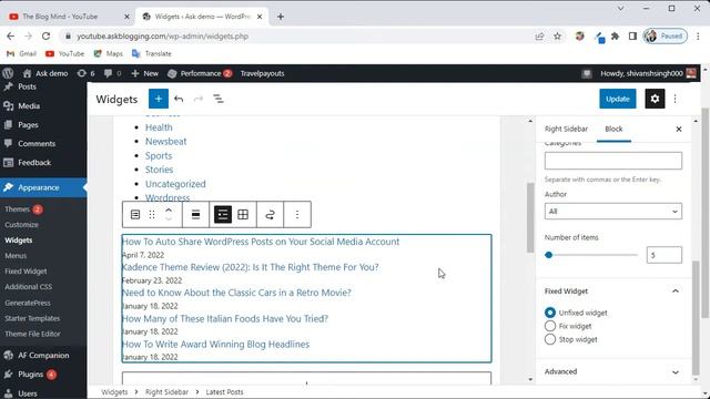 How To Create Last Widget Sticky in GeneratePress Theme (With & Without Plugin) смотреть онлайн