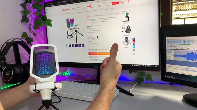 Montando Setup Branco - Novo Microfone FIFINE A6V AmpliGame смотреть онлайн