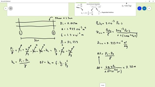 FLUIDOS: Sistemas de tubería en serie, clase 2. Video 4. Ejercicio 11.9 Mott con excel смотреть онлайн