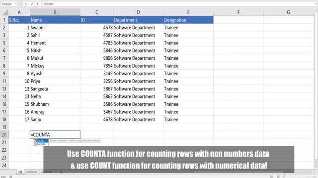 How to count only unhidden rows in Excel ?? | Count only the visible rows [2020] смотреть онлайн