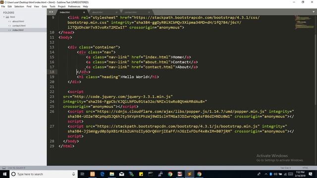 class 1 - Understand html syntax and add bootstrap css смотреть онлайн