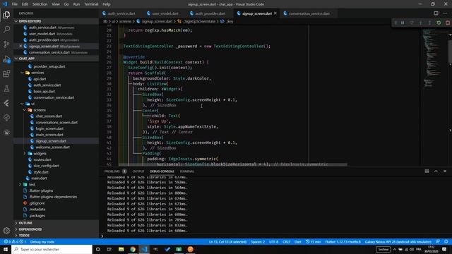 Flutter: Chat App Tutorial #CH13 - register (darija) смотреть онлайн