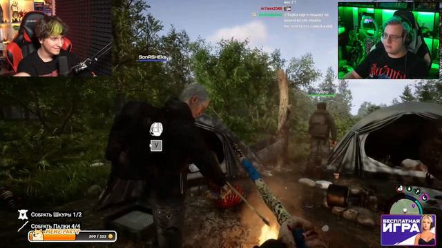 ПОЛУЧИЛИ ПИСТОЛЕТ | Пятерка и Мелшер ИГРАЮТ в Son Of The Forest | 5opka | Mellsher