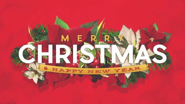 Merry Christmas Happy New Year Christian Motion Video Background смотреть онлайн