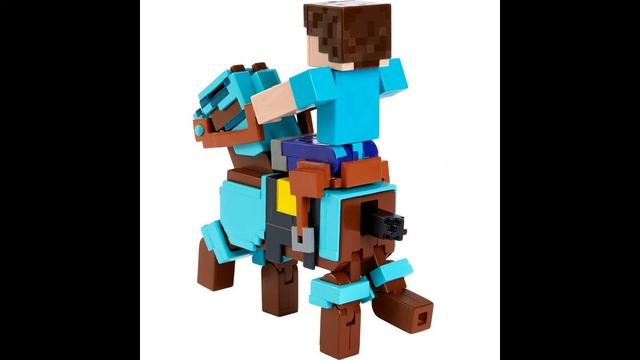 Лего Minecraft Стив и лошадь в броне набор № GLC78 смотреть онлайн