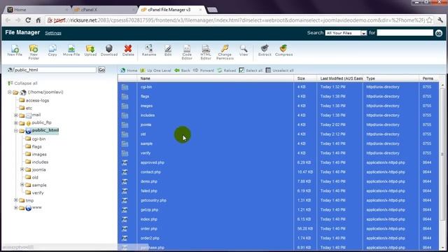 Moving a Joomla installation to a new folder using cPanel смотреть онлайн