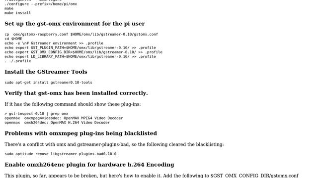 Raspberry Pi: How can I install GStreamer gst-omx? (3 Solutions!!) смотреть онлайн