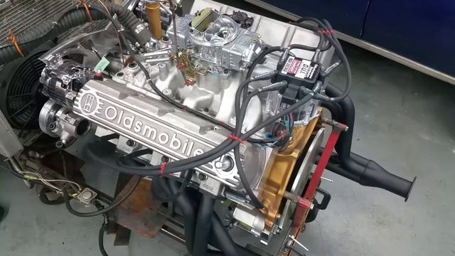 Oldsmobile 350 - Solid Roller - Aluminum Head test stand startup смотреть онлайн